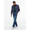 Tommy Jeans Pattern Needle Cord Shirt Dark Blue