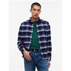 Tommy Jeans Pattern Needle Cord Shirt Dark Blue