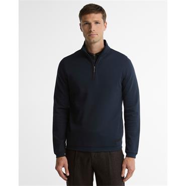 Barbour Guy Quarter-Zip Sweatshirt Navy