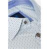 Benetti London Print Shirt Blue
