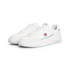 Tommy Jeans Cupsole Leather Trainer Ecru