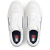 Tommy Jeans Cupsole Leather Trainer Ecru