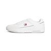 Tommy Jeans Cupsole Leather Trainer Ecru