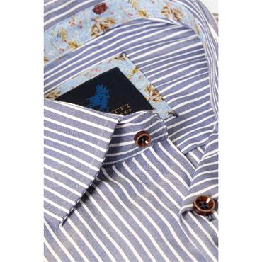 Benetti Madrid Stripe Shirt Navy