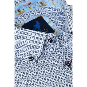 Benetti Carlos Print Shirt Navy
