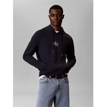 Calvin Klein Jeans Micro Monalogo Hoodie Navy