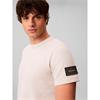 Calvin Klein Jeans Waffle Badge Long Sleeve T-Shirt Moonstruck