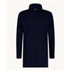 A Fish Named Fred Funnel Neck Coat Navy