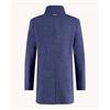 A Fish Named Fred Funnel Neck Coat Blue