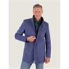 A Fish Named Fred Funnel Neck Coat Blue
