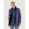 A Fish Named Fred Funnel Neck Coat Blue