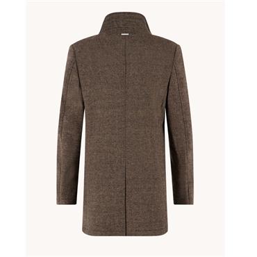 A Fish Named Fred Funnel Neck Coat Sand