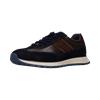Bugatti AWC03 Leather Trainer Dark Blue