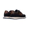 Bugatti AWC03 Leather Trainer Dark Blue