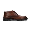 Bugatti AYK30 Laced Leather Ankle Boot Cognac