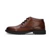 Bugatti AYK30 Laced Leather Ankle Boot Cognac