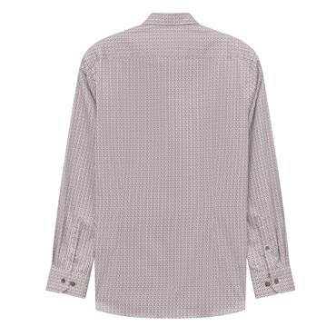 Bugatti 28511f Print Shirt Wine