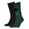 Tommy Hilfiger 2 Pack Argyle Check Socks Evergreen