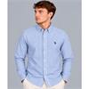 Tom Penn Stripe Oxford Shirt Royal