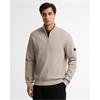 Barbour International Curve Quarter-Zip Sweatshirt Concrete