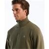 Penguin Sticker Pete Quarter Zip Sweatshirt Olive