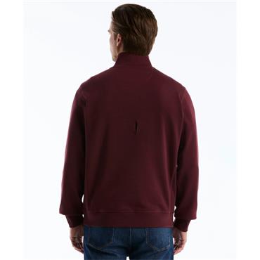Penguin Sticker Pete Quarter Zip Sweatshirt Port