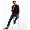 Penguin Sticker Pete Quarter Zip Sweatshirt Port
