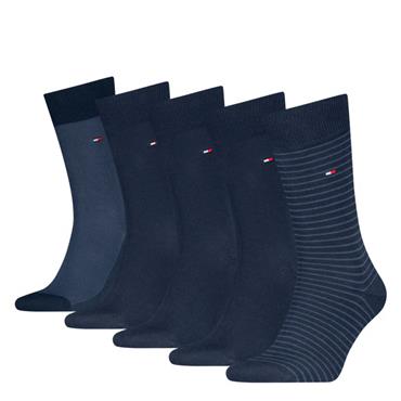 Tommy Hilfiger 5 Pack Socks Giftbox Navy