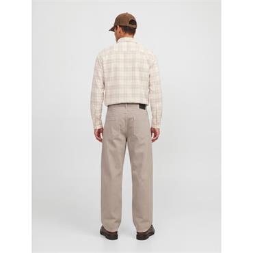 Jack & Jones Ray Cord Check Shirt Taupe
