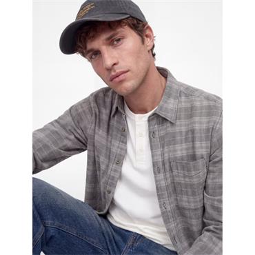 Jack & Jones Ray Cord Check Shirt Black