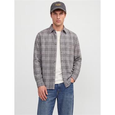 Jack & Jones Ray Cord Check Shirt Black
