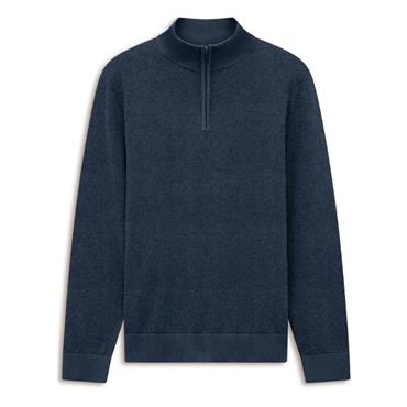 Bugatti Quarter-Zip Jumper Indigo