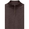 Bugatti Quarter-Zip Jumper Brown