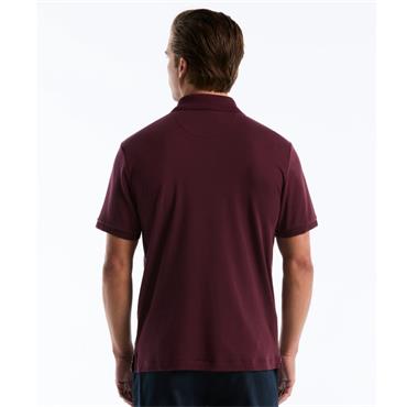 Penguin Jacquard Front Fairisle Polo Port