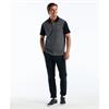 Penguin Jacquard Front Fairisle Polo Dark Sapphire