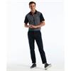 Penguin Jacquard Front Fairisle Polo Dark Sapphire