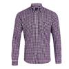 André Fahy Check Shirt Burgundy