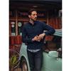 A Fish Named Fred Button Knitted Jumper Navy
