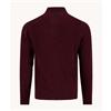 A Fish Named Fred Button Knitted Jumper Burgundy