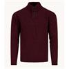 A Fish Named Fred Button Knitted Jumper Burgundy