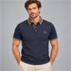 Tom Penn Panel Front Polo Navy