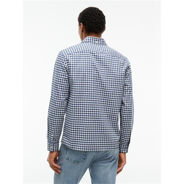 Tommy Jeans Oxford Check Shirt Navy