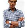 Tommy Jeans Oxford Check Shirt Navy