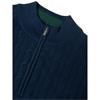 Drifter Quarter-Zip Cable Stitch knit Dark Blue