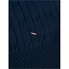 Drifter Quarter-Zip Cable Stitch knit Dark Blue