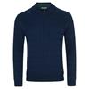 Drifter Quarter-Zip Cable Stitch knit Dark Blue