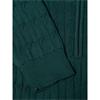 Drifter Quarter-Zip Cable Stitch knit Green