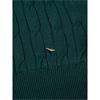 Drifter Quarter-Zip Cable Stitch knit Green