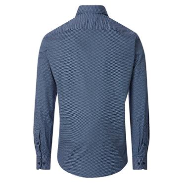 Casa Moda Print Shirt Blue