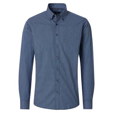 Casa Moda Print Shirt Blue